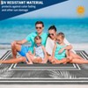 Outdoor Waterproof Rug - Reversible Botanical Plastic Straw Mat for Patio, Camping & RV (Includes Carry Bag + 4 Stakes) - 4 of 4