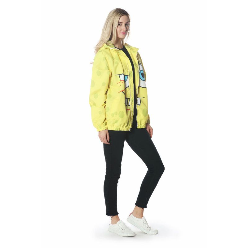 Members Only - Women's Spongebob Windbreaker Oversized Jacket, 5 of 8