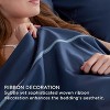 100% Cotton Sheets Set - 500 Thread Count Cotton Sateen Bedsheets, Luxury Hotel Quality, Soft & Breathable Bedsheets, 16" Deep Pocket, 4-Piece, Includ - 3 of 4
