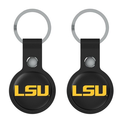 Keyscaper NCAA SEC Universities Insignia Black Airtag Holder 2-Pack