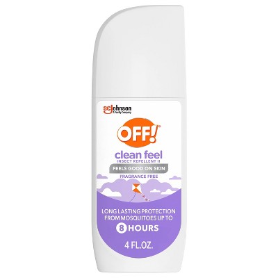 OFF! Clean Feel Mosquito Repellent Deet Free Bug Spray - 4oz