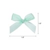 Unique Bargains Gift Packaging Accessories Mini Ribbon Bows for Fabric Craft DIY 50 Pcs - 2 of 4
