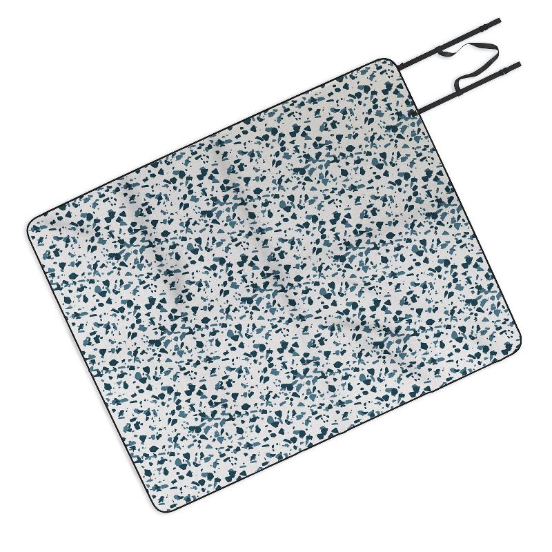 Holli Zollinger INDRA TERRAZZO NAVY Picnic Blanket Picnic Blanket - Deny Designs, 1 of 4