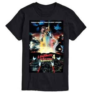 Men's - Nightmare on Elm Street - The Dream Master Movie Poster Short Sleeve Graphic T-Shirt - 1 of 4