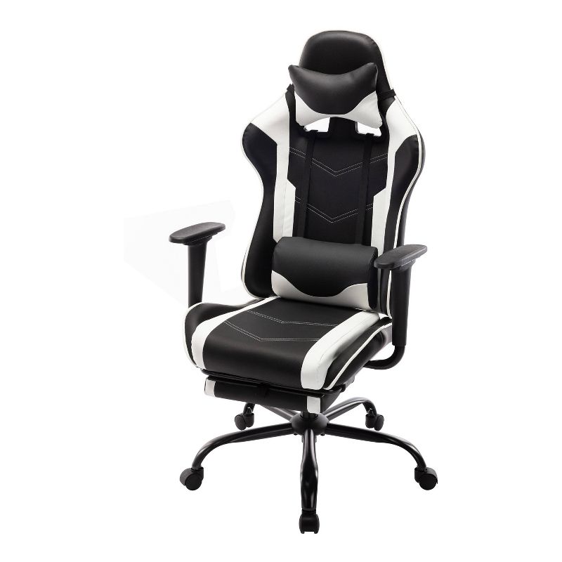 24/7 Shop At Home Ezra Adjustable Leg Rest Gaming Chair  , 3 of 10