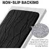 Attop Memory Foam Grey Bathroom Rug Sets 5 Piece, Ultra Absorbent Bath Mat for Bathroom, 5 Piece Bathroom Mat Set - 4 of 4