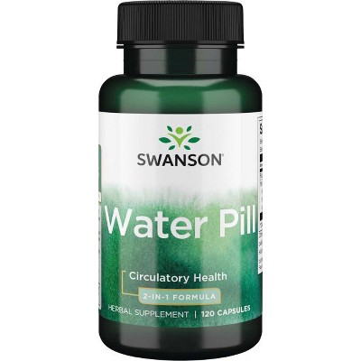 Swanson Dietary Supplements Water Pill 200 mg Capsule 120ct.