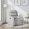 vidaXL Massage Recliner Chair - Light Gray Manual Push Back - 2 of 4
