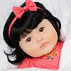 Paradise Galleries Reborn Baby Doll Kayo Hana 20 inch Toddler - Black Hair/Brown Eyes - image 3 of 4