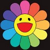 Adult Design By Humans Daisy Flower Rainbow Pride By PINHEAD66 T-Shirt - 2 of 2