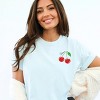Simply Sage Market Mama Cherries  Garment Dyed Tee - 3 of 4
