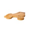 Slickblue Roller Skate Wood Serving Tray, 13" x 15" Pine Board with Detailed Design for Parties & Gatherings - 2 of 4