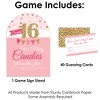 Big Dot of Happiness Sweet 16 - How Many Candies 16th Birthday Party Game - 1 Stand and 40 Cards - Candy Guessing Game - 3 of 4