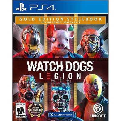 Ubisoft - Watch Dogs Legion for PlayStation 4 Gold Steelbook Edition