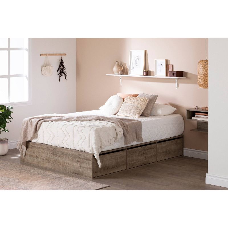 Queen Fusion 6 Drawer Platform Bed - South Shore, 4 of 12