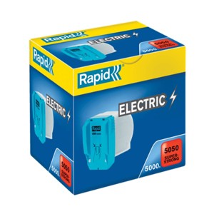 Rapid Staple Cartridge for 5050e, 5,000/Box: Steel Refill, Electric Fasteners, White, Office Supplies - 1 of 4