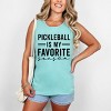 Simply Sage Market Pickleball Is My Favorite Season Garment Dyed Tank - 2 of 3