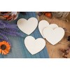 Juvale 24 Pack Unfinished Wood Heart Cutouts, 3.1 x 3.5 In, Ideal Arts & Crafts Supplies, Decorations for Valentine's Day - 3 of 4