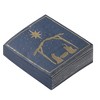 Juvale 50-Pack Blue Christmas Nativity of Jesus in Gold Foil Disposable Paper Cocktail Party Napkins - 4 of 4