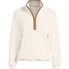 Lands' End Women's Anyweather RainDefense Fleece Quarter Zip Pullover - 3 of 4