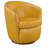 Cesicia 31" x 29.5" x 32"H Yellow Luxury Living Room Furniture Swivel Chair 1pc - 2 of 4