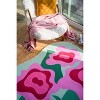 Lany Space Maggie Stephenson Irregular Rose Garden Floral Rug - 3 of 4