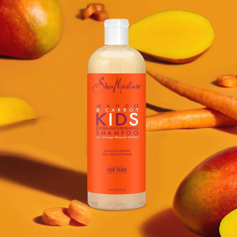 SheaMoisture Kids&#39; Carrot and Mango Shampoo - 24 fl oz, 6 of 7