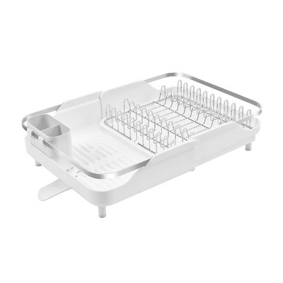 Large Steel Dish Drainer Brushed Nickel - Brightroom™ : Target