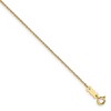 Black Bow Jewelry 0.7mm, 14k Yellow Gold, Ropa Chain Necklace - image 3 of 4