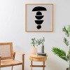 Deny Designs Anna Dorfman Black Rocks Framed Wall Art Bamboo - 2 of 3