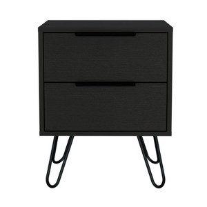 NicBex 22 inch High Nightstand with Drawers,Modern Side Table with Four Steel Legs,Bedside Table for Bedroom,Living Room - 1 of 4