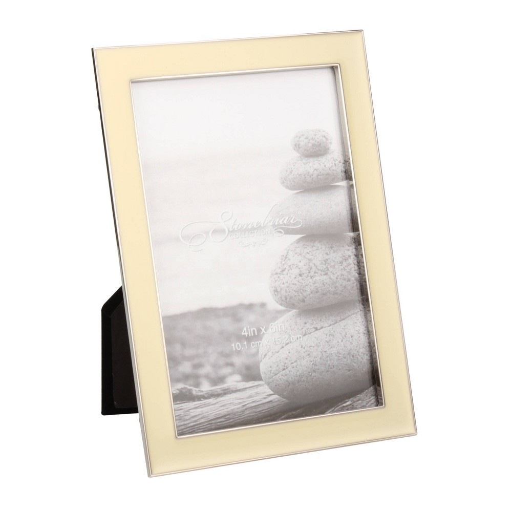 Photos - Photo Frame / Album 4" x 6" Epoxy Single Image Frame Almond Oil - Stonebriar Collection