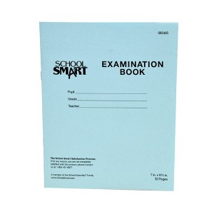 School Smart Examination Blue Books, 7 x 8-1/2 Inches, 32 Pages, Pack of 50 - 1 of 4