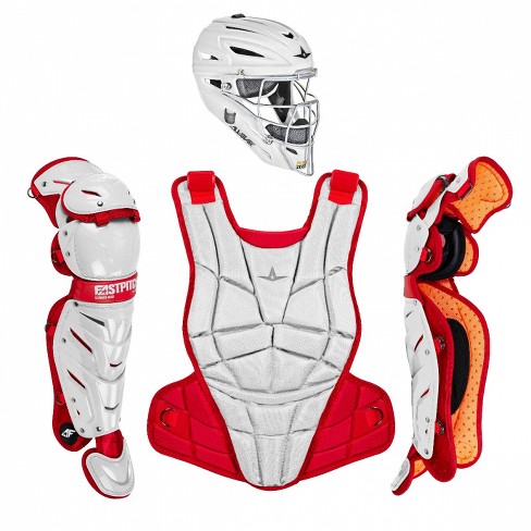 All Star Afx Fastpitch Catching Kit Md White