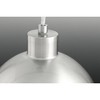 Progress Lighting, Globe Collection, 1-Light Pendant, Brushed Nickel, Opal Glass Shade - 3 of 4
