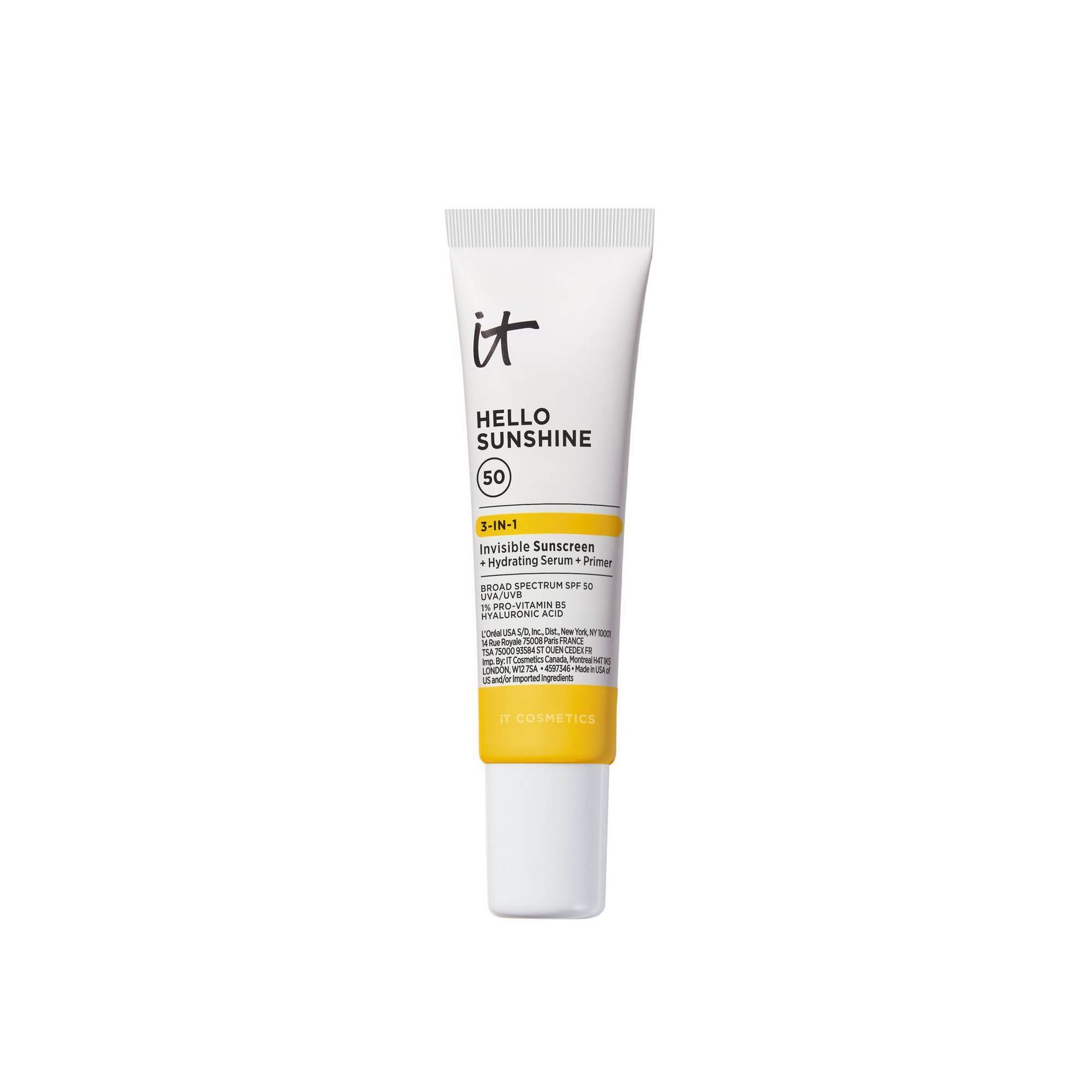 IT Cosmetics Hello Sunshine Invisible Face Sunscreen - SPF 50 - 0.5 fl oz - Ulta Beauty