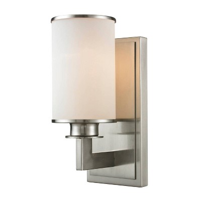 1 Light Sconce Brushed Nickel - Aurora Lighting