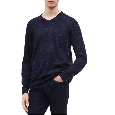 Calvin Klein Mens Space-Dye Pullover Sweater