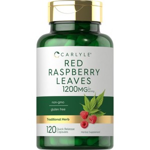 Carlyle Red Raspberry Leaf 1200mg | 120 Capsules - 1 of 4