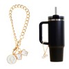 Unique Bargains Round Bow Water Cup Pendant 1 Pc - 3 of 4