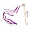 Unique Bargains Party Wooden Handle Lace Ribbon Sticks Fairy Wand 25 Pcs - 2 of 4