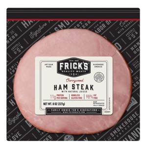 Frick's Quality Meats Cherrywood Ham Steak - 8oz - 1 of 3