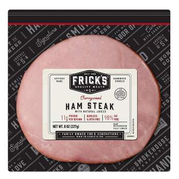 Frick's Quality Meats Cherrywood Ham Steak - 8oz