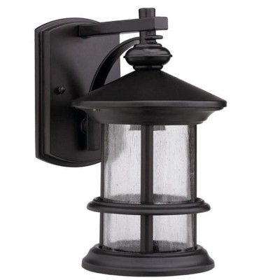 Chloe Lighting Ashley Superiora Transitional 1 Light Rubbed Bronze Outdoor Wall Sconce