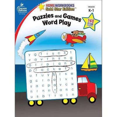 Puzzles and Games: Word Play, Grades K - 1 - (Home Workbooks) (Paperback)