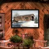 Gulches Series "The Kissing Bridge" in by Billy Jacobs 1 Piece Black Frame Print Modern Elegance Poster Art Print 26 in. x 1 in. - 2 of 4