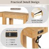 KTMBDW Modern Console Table with Drawer and Power Outlet, 47.2 inch Contemporary Wood Entryway Table Sofa Table for Living Room, Hallway - 4 of 4