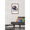 Trends International NFL Denver Broncos - Drip Helmet 20 Framed Wall Poster Prints - 2 of 4