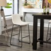 NicBex Dining Chairs Set of 2 PU Leather Barstools Chairs for Dining Table with Metal Legs Suitable for Kitchen, Home Bar - 4 of 4