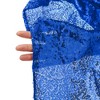 Unique Bargains 2 Pack Polyester Sequin Dining Room Parties Dances Rectangle Tablecloth Black 47"x59" - 4 of 4